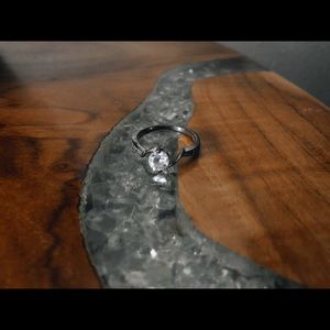 Sterling silver CBZ ring